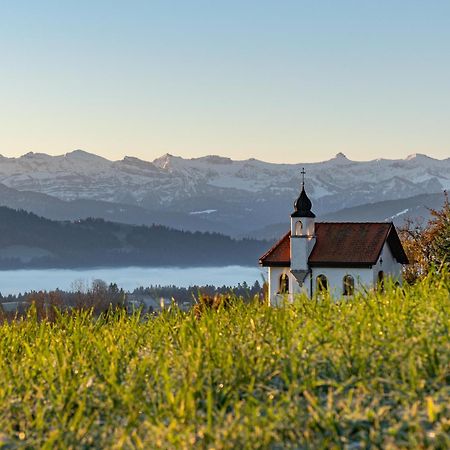 Ferienwohnung Bergpfote - Hund Herzlich Willkommen Scheidegg Exterior foto